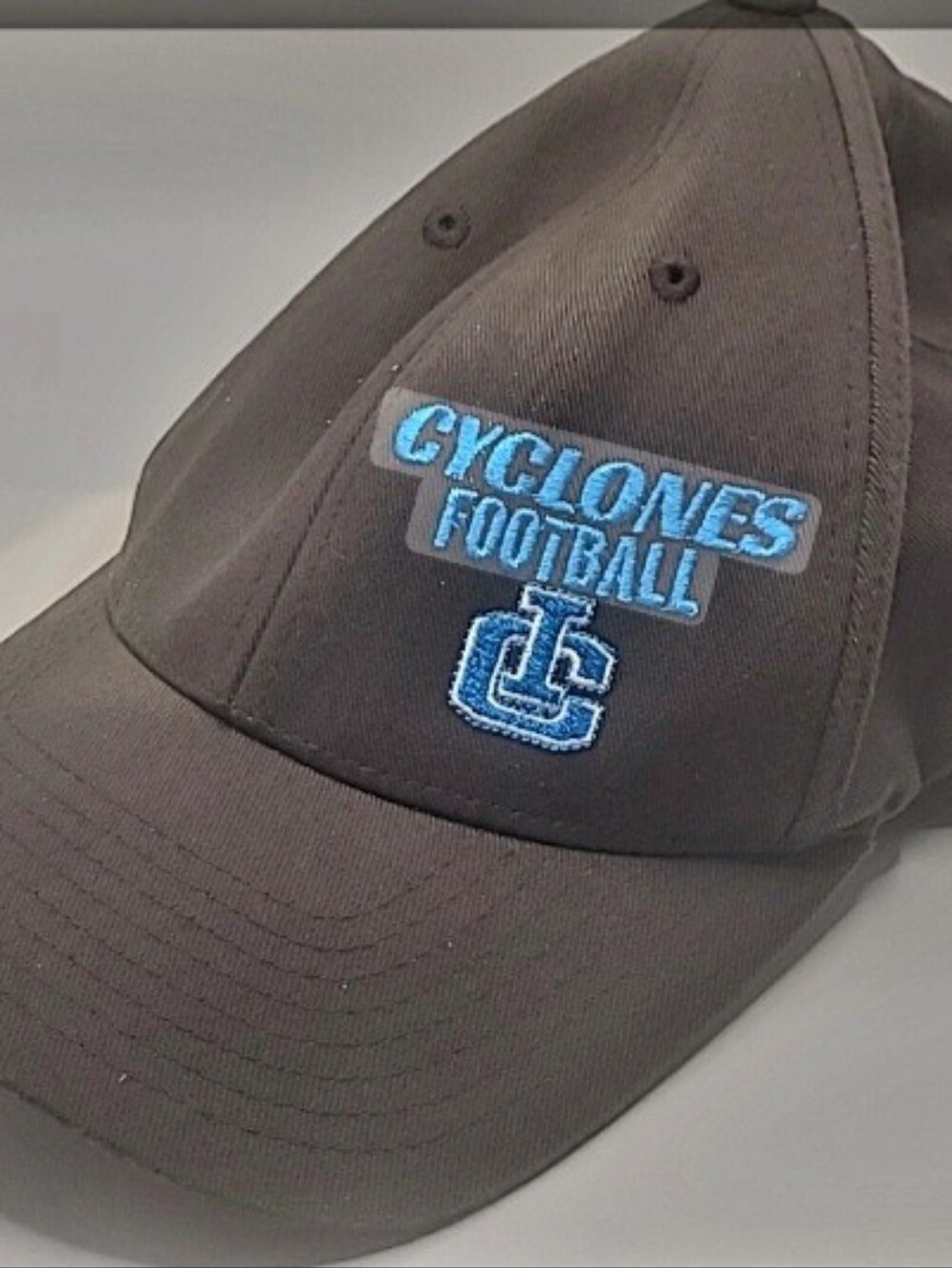 Cyclones Football Embroidered Gray Cap